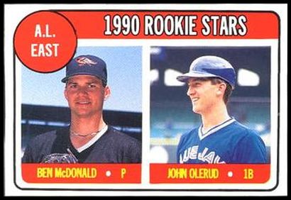 68 AL East Rookies (Ben McDonald John Olerud)